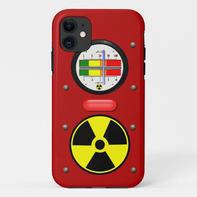 Radiation Geiger Counter Effect on iPhone 5 Case (Back)