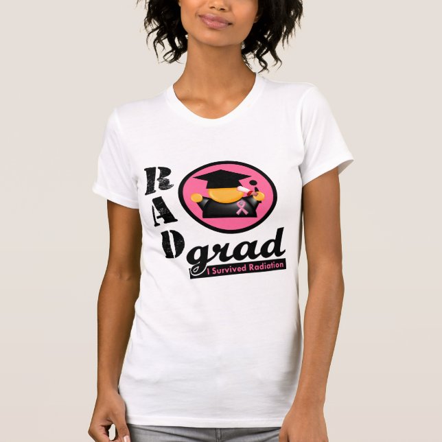 Radiation Grad BREAST CANCER T-Shirt (Front)