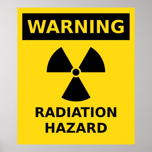 Radiation Hazard Poster