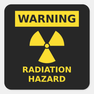 Radiation Hazard Sticker