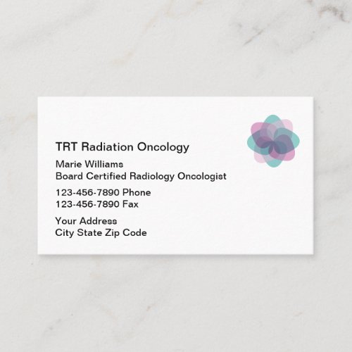Radiation Oncology Oncologist Business Cards