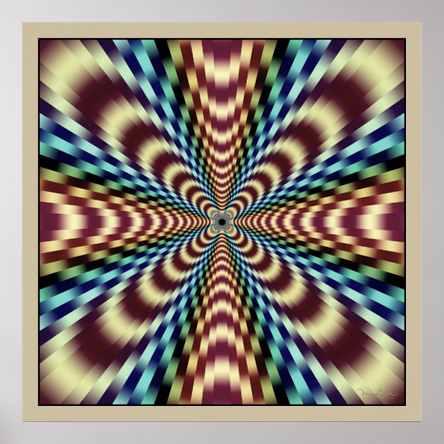Radiation Optical Illusion Poster (Front)