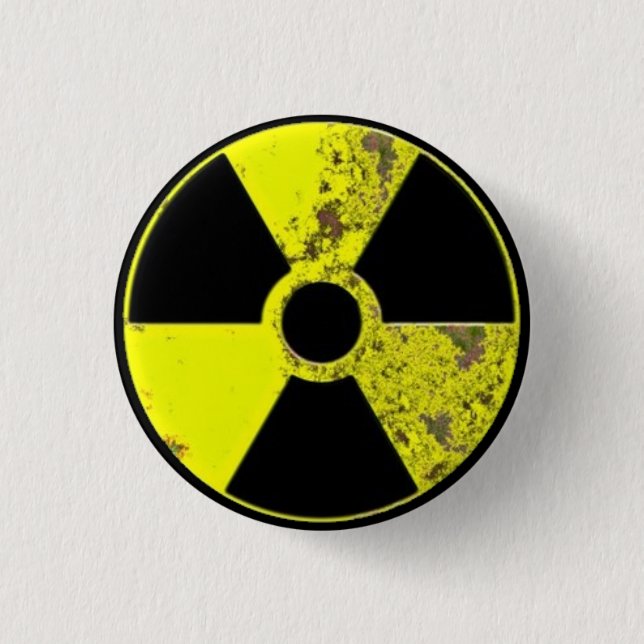 Radiation Pinback Button (Front)