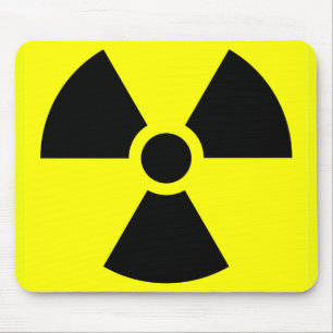 Radiation Sign Mousepad