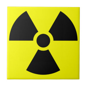 Radiation Small (4.25" x 4.25") Ceramic Photo Tile