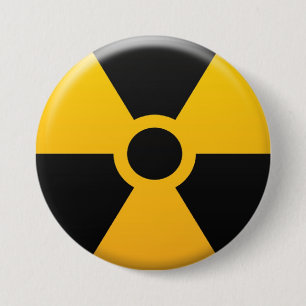 Radiation Symbol Button