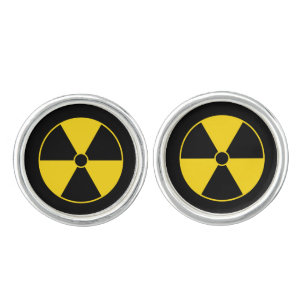 Radiation Symbol Cufflinks