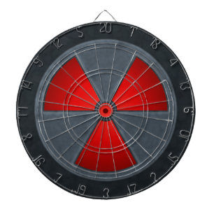 Radiation Symbol Dart Board