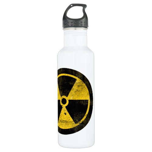 Radiation Symbol Drink at Your Own Risk Water Stainless Steel Water Bottle