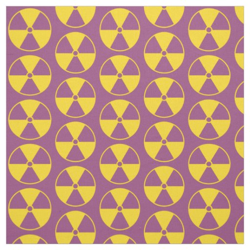 Radiation Symbol Fabric