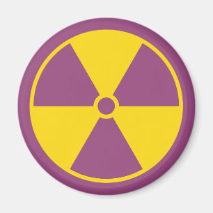 Radiation Symbol Magnet