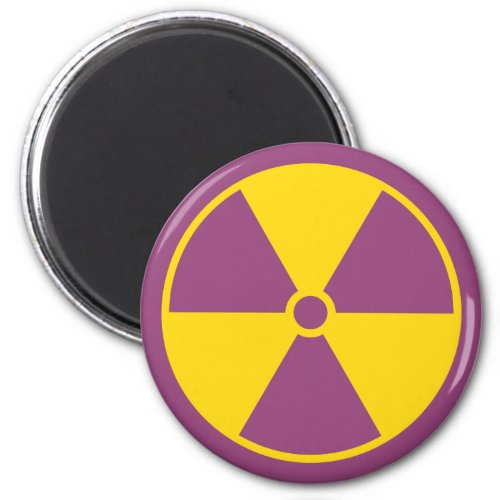 Radiation Symbol Magnet