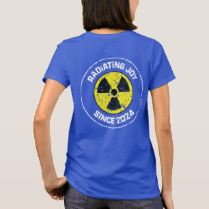 Radiation Symbol Radiating Joy Since 2024 Grunge T-Shirt