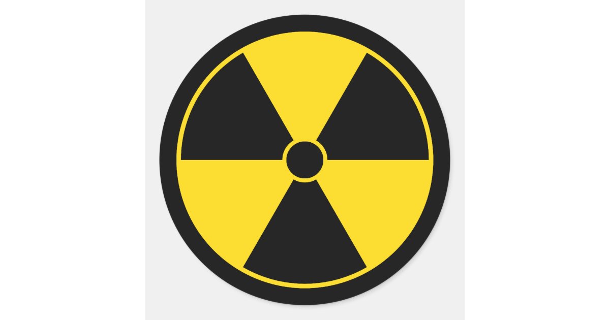 baby shower zazzle Symbol  Radiation Sticker  Zazzle.com