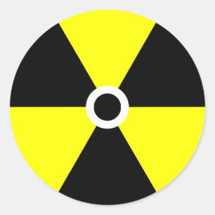 Radiation Symbol Sticker