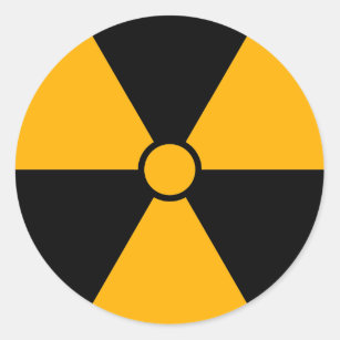 Radiation Symbol Sticker