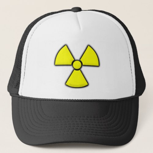 Radiation Symbol Trucker Hat Radiation Symbol Trucker Hat