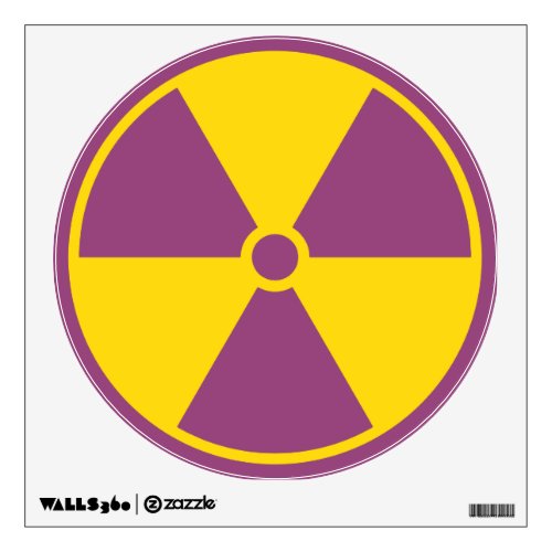 Radiation Symbol Wall Sticker