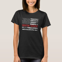 Radiation Therapist USA Flag Profession Retro Job 