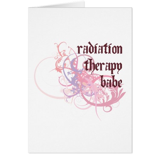 Radiation Therapy Babe Cards (Front)