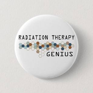 Radiation Therapy Genius Pinback Button