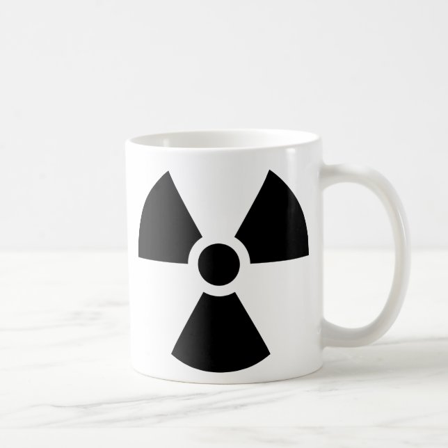 Radiation Trefoil Symbol Coffee Mug (Right)