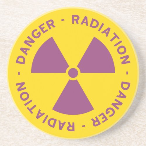 Radiation Warning Coaster