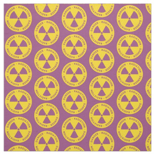 Radiation Warning Fabric