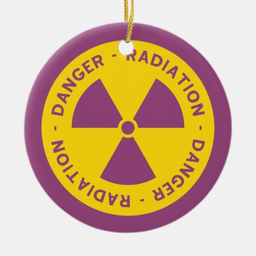 Radiation Warning Ornament