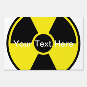 Radiation Warning Sign