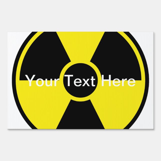 Radiation Warning Sign (Front)