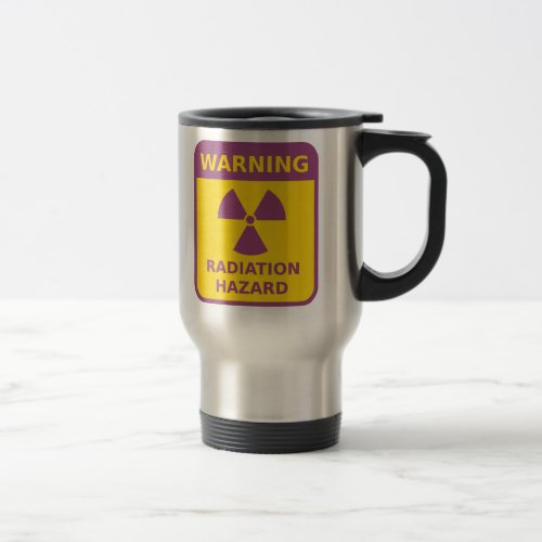 Radiation Warning Sign Mug