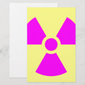 Radiation Warning Symbol (Front/Back)