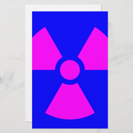 Radiation Warning Symbol (Front/Back)