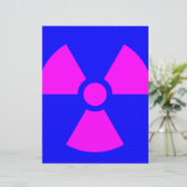Radiation Warning Symbol (Standing Front)