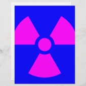 Radiation Warning Symbol (Front/Back)