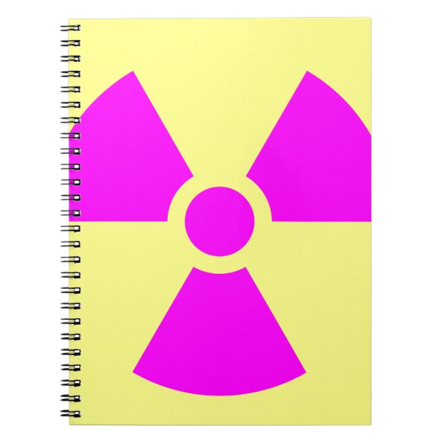 Radiation Warning Symbol Notebook (Front)