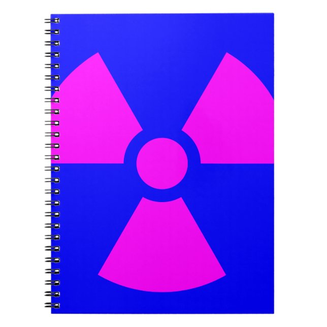 Radiation Warning Symbol Notebook (Front)
