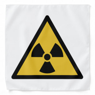 Radiation Warning Symbol (Radioactive Danger) Bandana