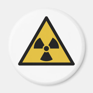 Radiation Warning Symbol (Radioactive Danger) Magnet
