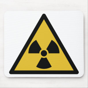 Radiation Warning Symbol (Radioactive Danger) Mouse Pad
