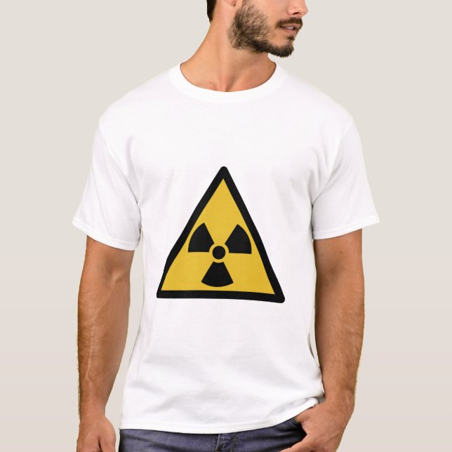 Radiation Warning Symbol (Radioactive Danger) T-Shirt (Front)