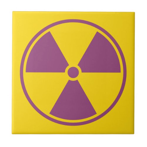 Radiation Warning Tile