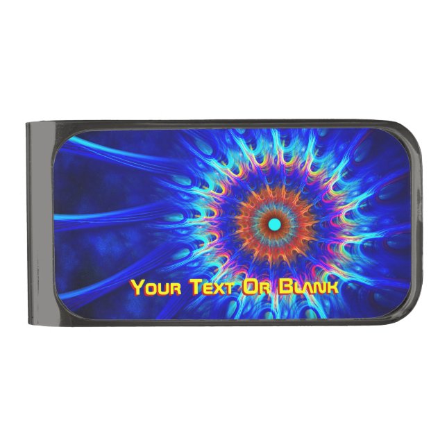 Radiative Zone Gunmetal Finish Money Clip (Front)