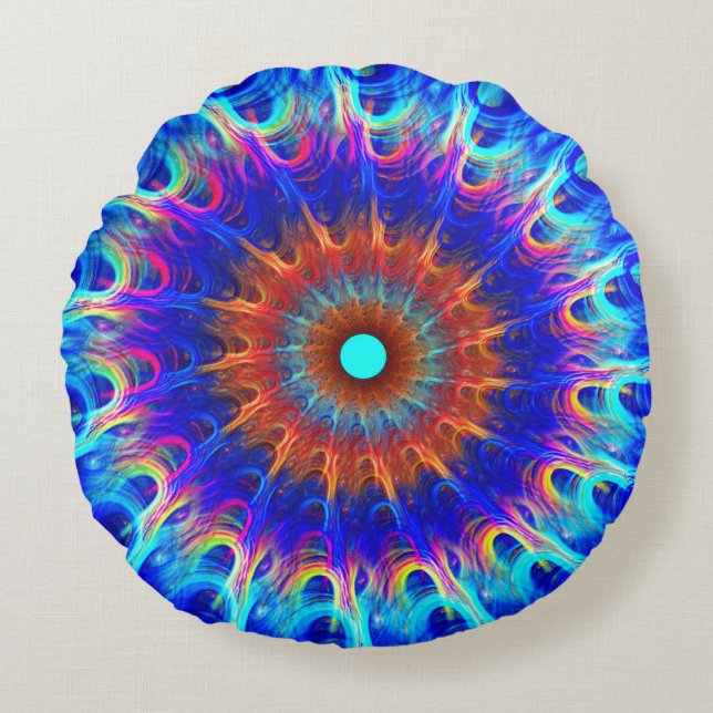 Radiative Zone Round Pillow (Front)