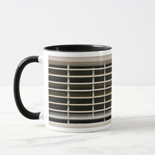 Radiator grid texture mug