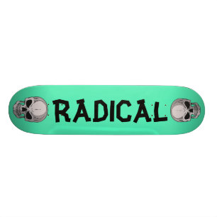 Radical 80s skateboard