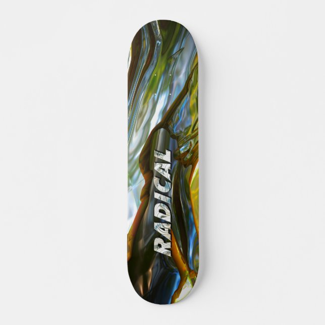 Radical Art 33B Skateboard Deck (Front)