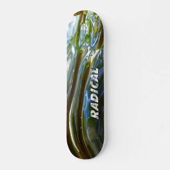 Radical Art 33D Skateboard Deck (Front)