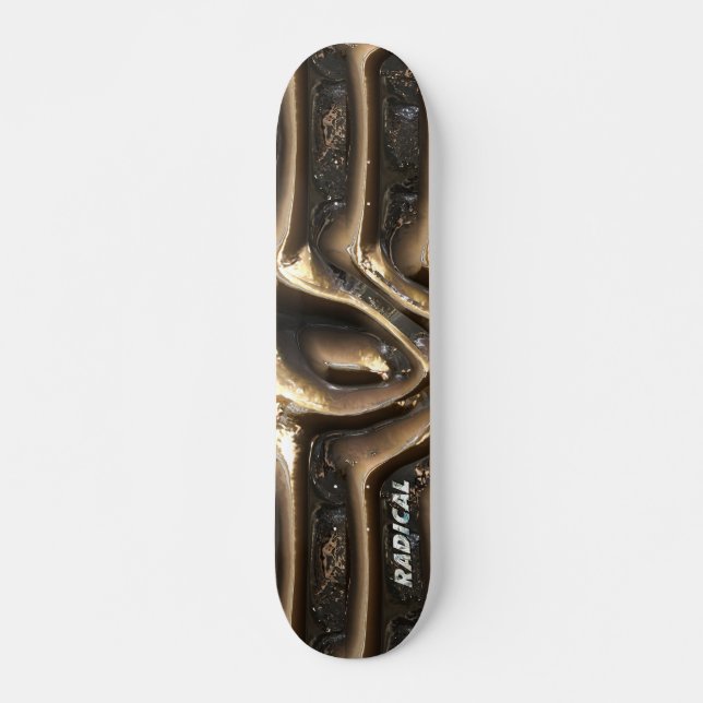 Radical Art 34 Skateboard Deck (Front)